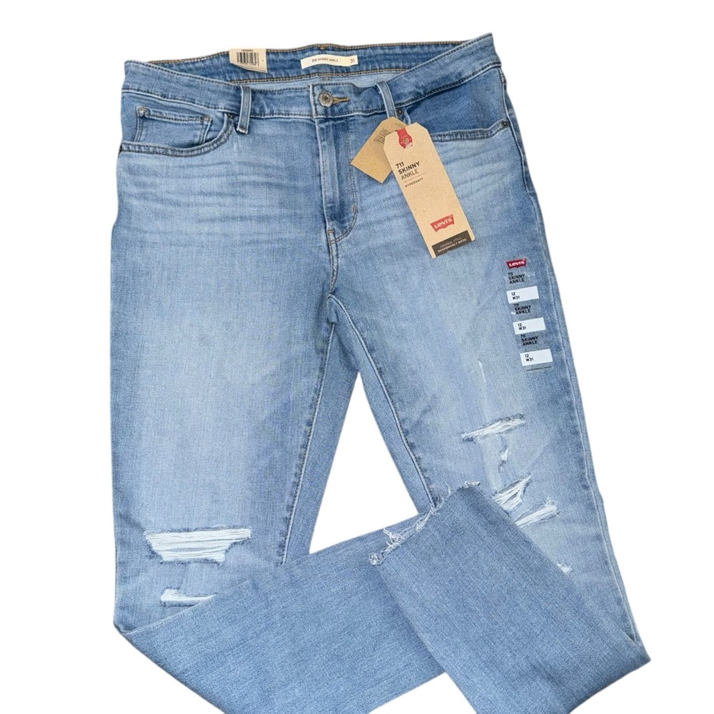 Levi’s 711 SKINNY ANKLE WOMEN'S JEANS - NWT - 12/31 - Mid Rise - Stretch
